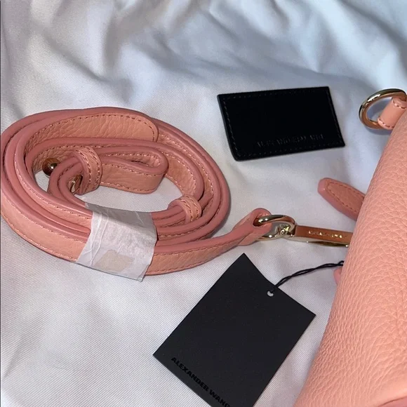 Alexander Wang Studded Pink Leather Crossbody Bag - Picture 7 of 17